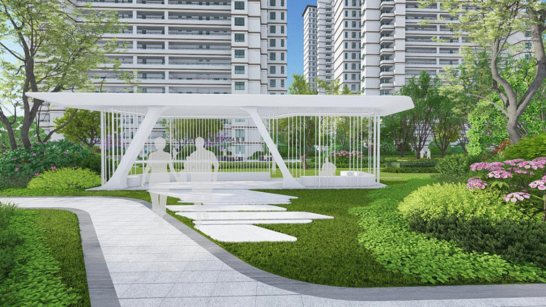  江悦润府匠著理想园林空间，让建筑在自然中生长